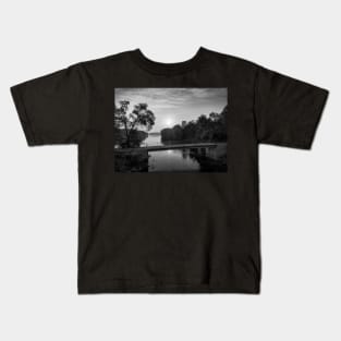 Sunrise Bridge on the River V4 Kids T-Shirt